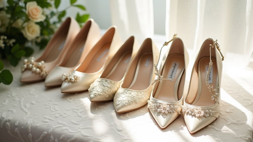 affordable elegant bridal footwear