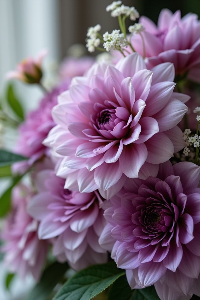 amethyst and lilac elegance