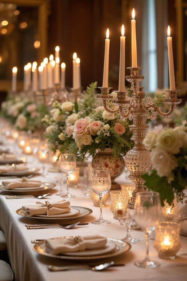 antique elegance with blooms