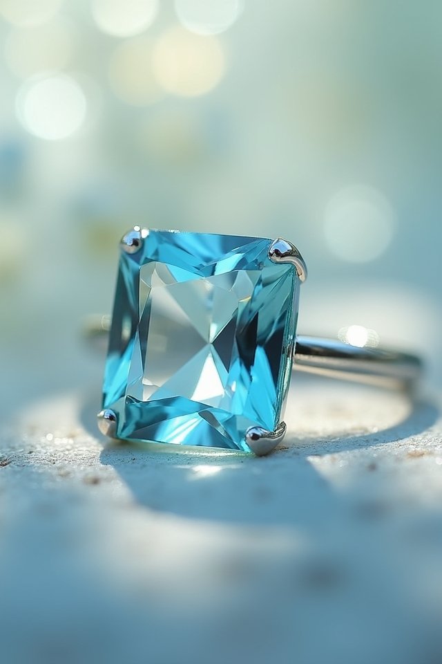 aquamarine ring s serene beauty
