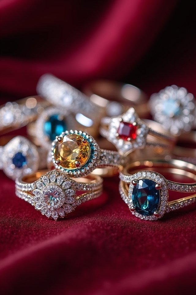 art deco ring glamour