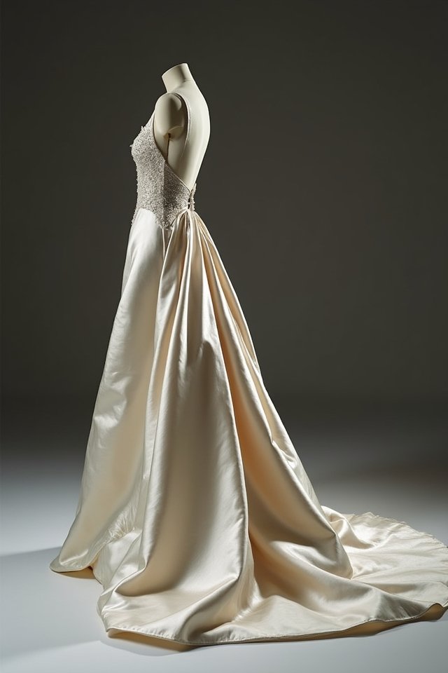 asymmetrical bridal fashion statement