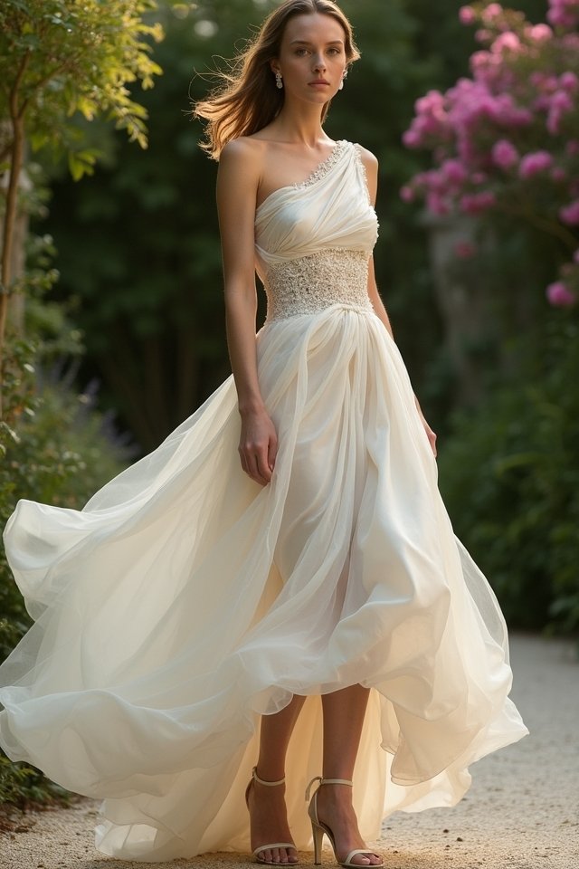 asymmetrical elegance for weddings