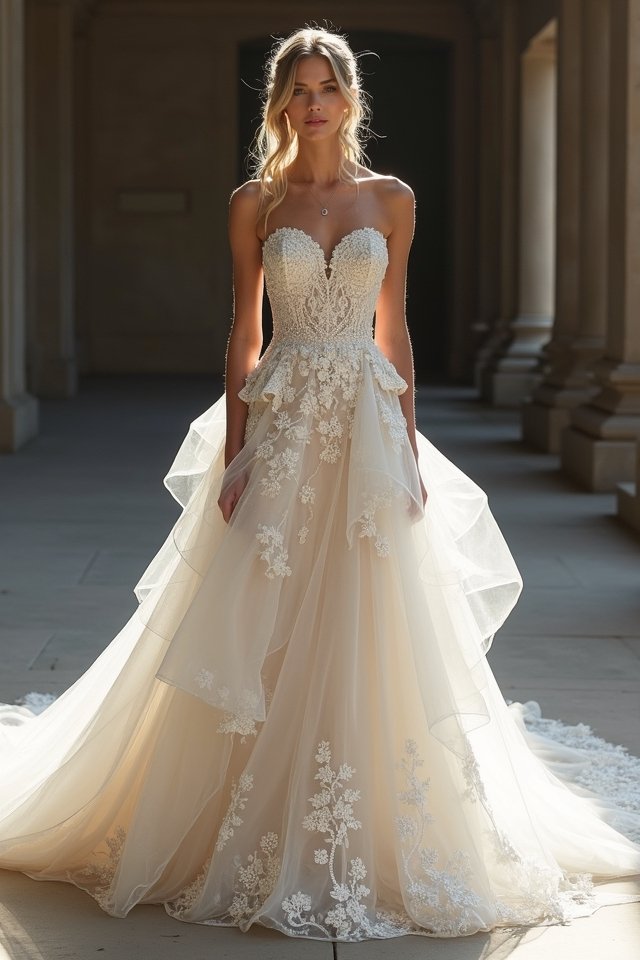 asymmetrical gown elegance redefined