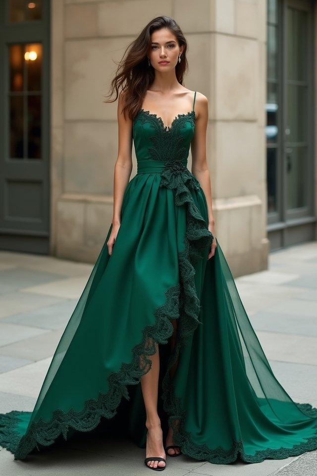 asymmetrical hem elegance defined