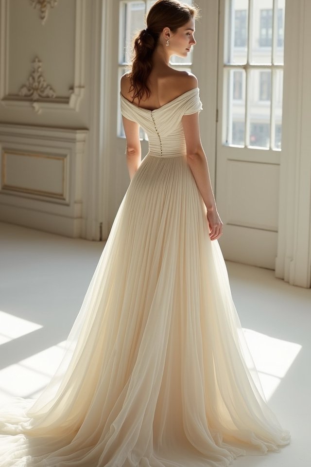 asymmetrical hem gown elegance
