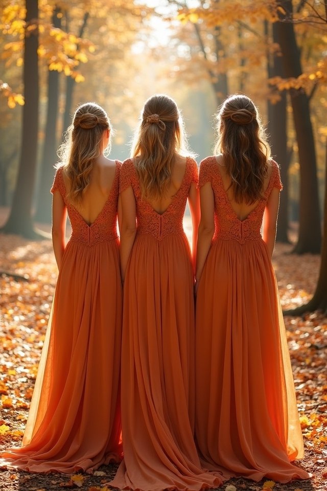 autumn elegance in lace