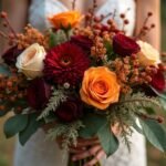 autumn inspired bridal bouquets