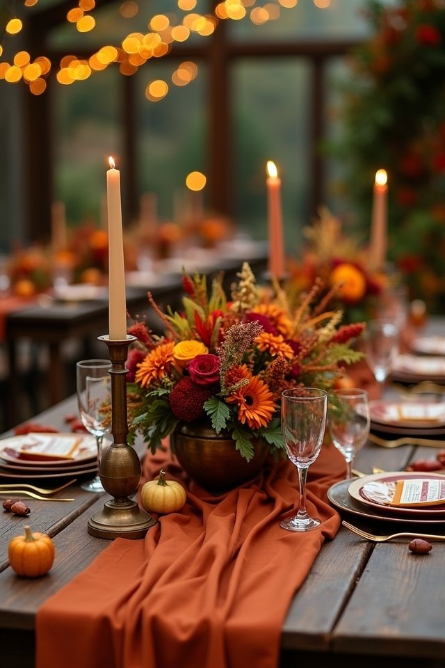 autumn inspired wedding color palette