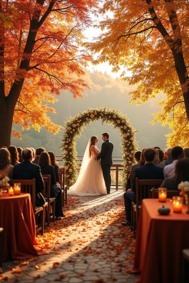 autumn inspired wedding decor ideas