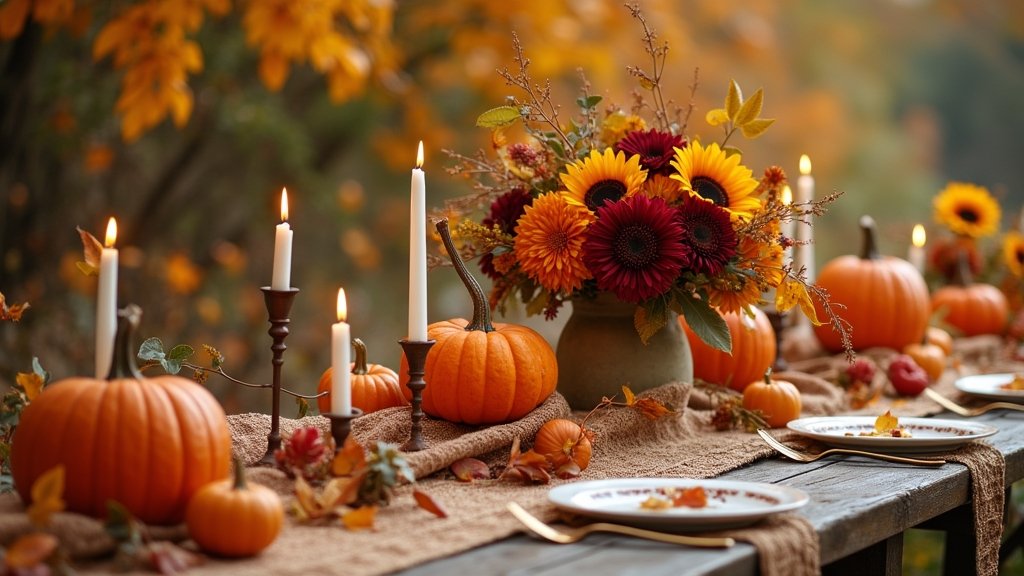 autumn themed pumpkin wedding ideas