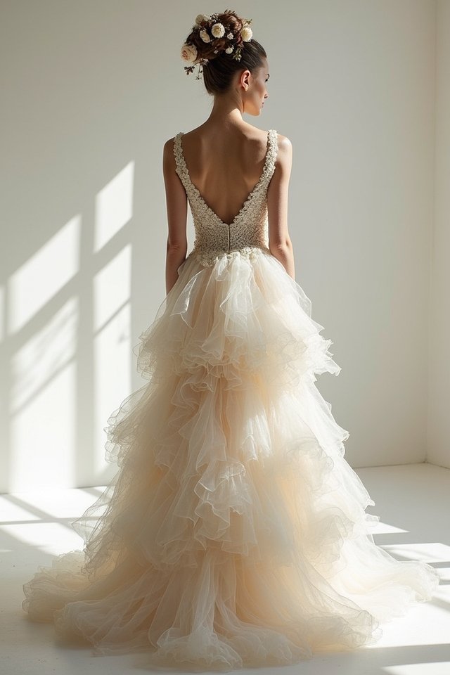 avant garde wedding dress artistry