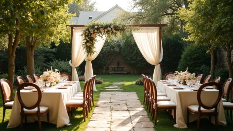 backyard wedding aesthetic ideas