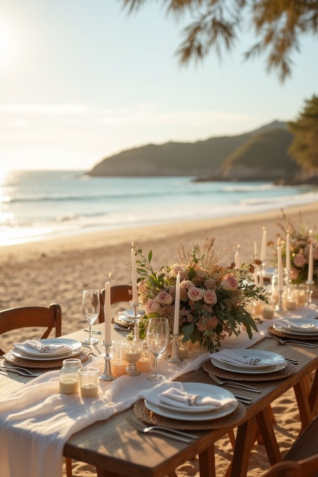 beach inspired wedding decor