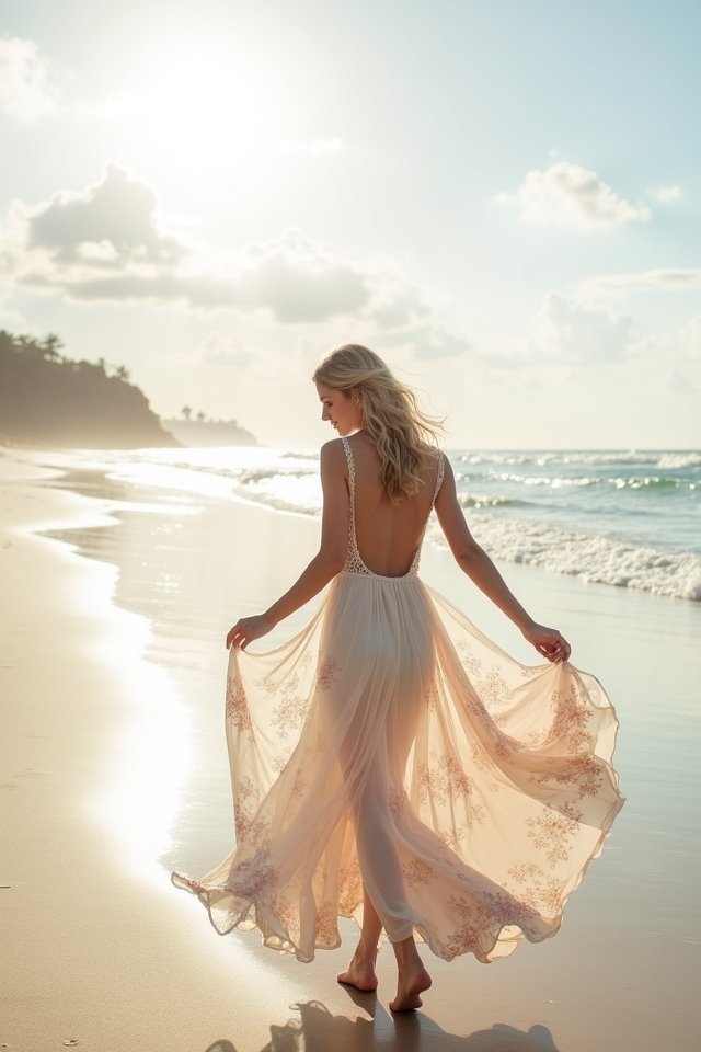 beach wedding maxi dresses