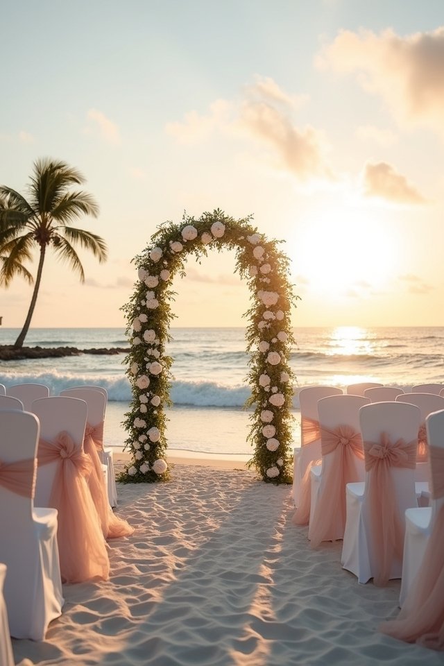 beachfront wedding ceremony magic