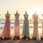 beachside elopement gown styles