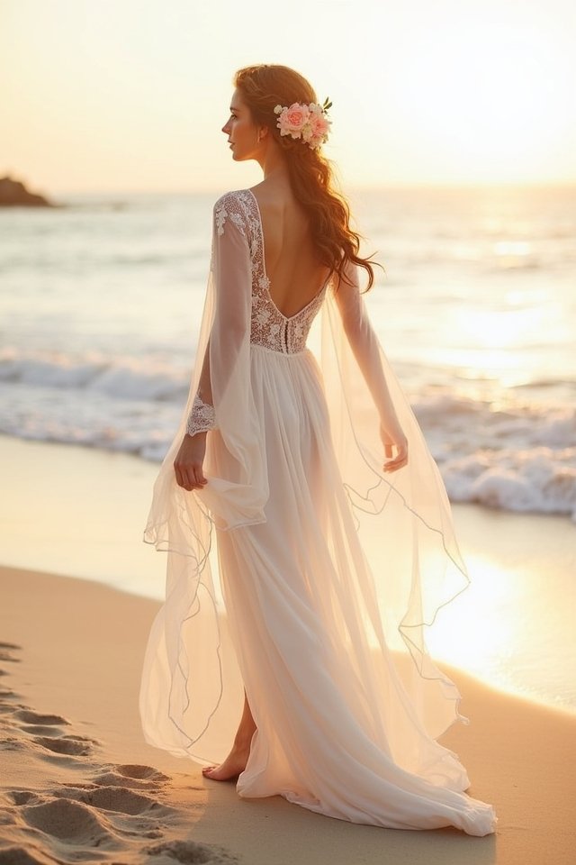 beachy bohemian wedding vibes