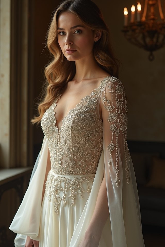 beaded art deco elegance