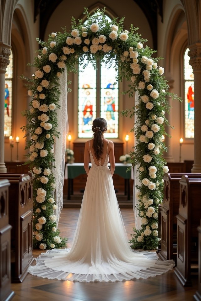 beautiful wedding ceremony backdrops