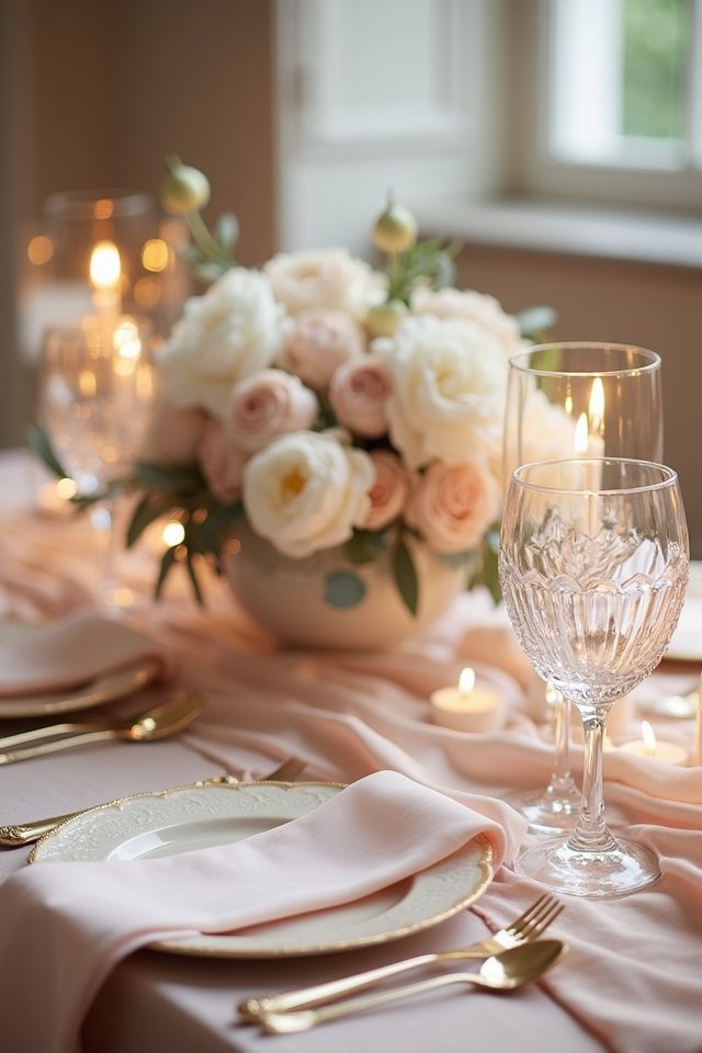 beige and blush wedding elegance