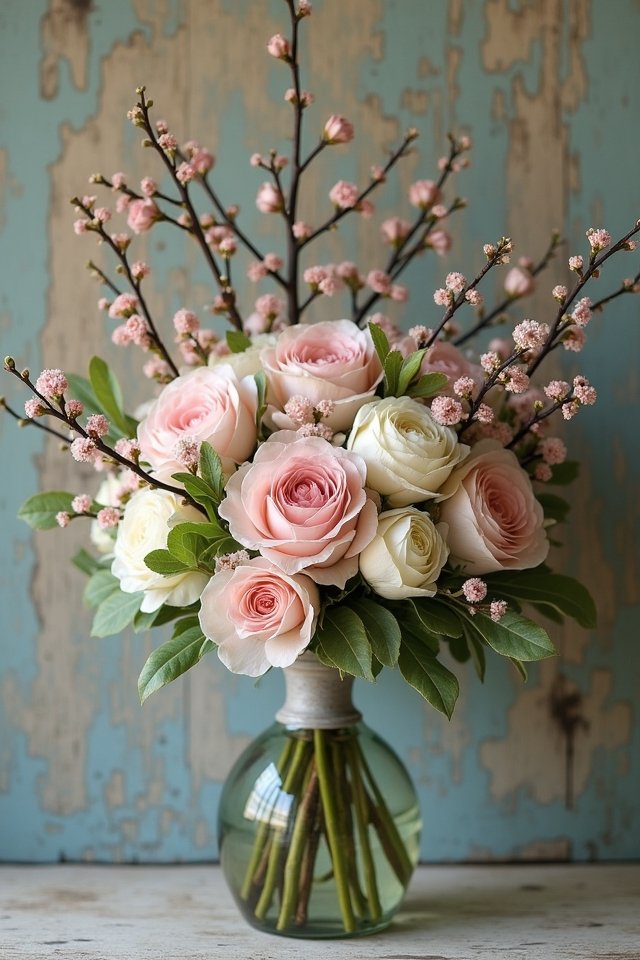 bidermajer vintage floral elegance