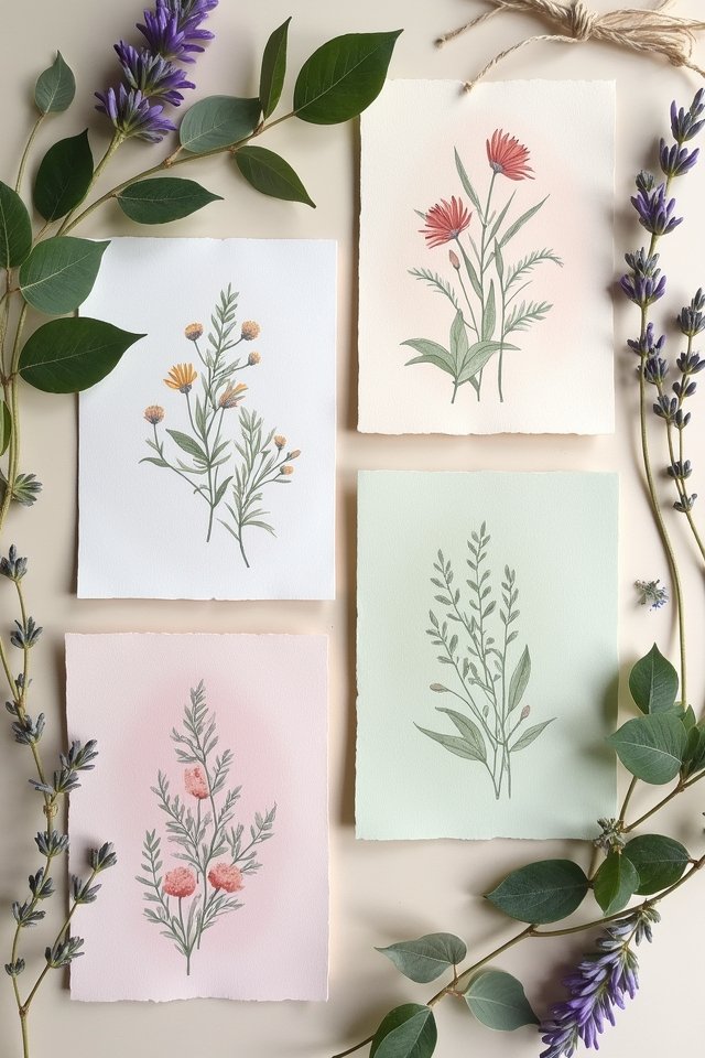 blooming eco friendly invitations