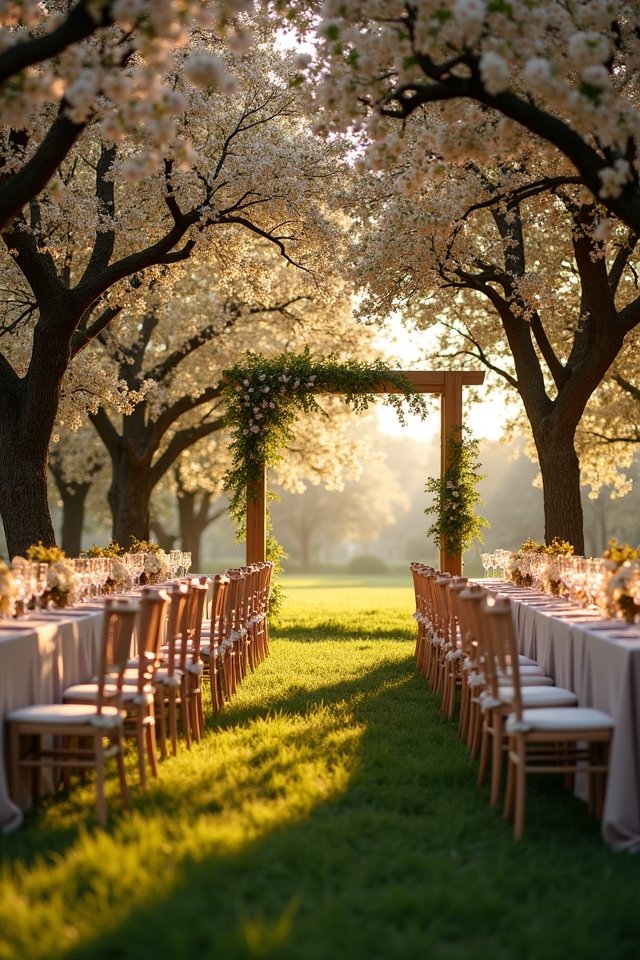 blooming orchard wedding bliss