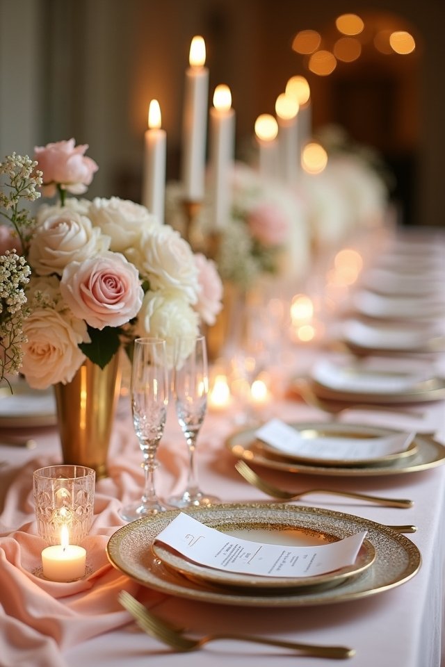 blush and gold elegance