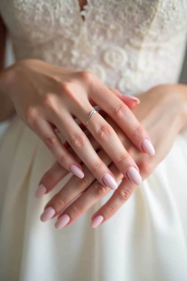 blush pink bridal elegance