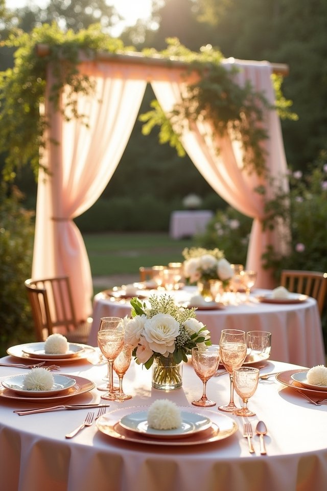 blush pink wedding elegance