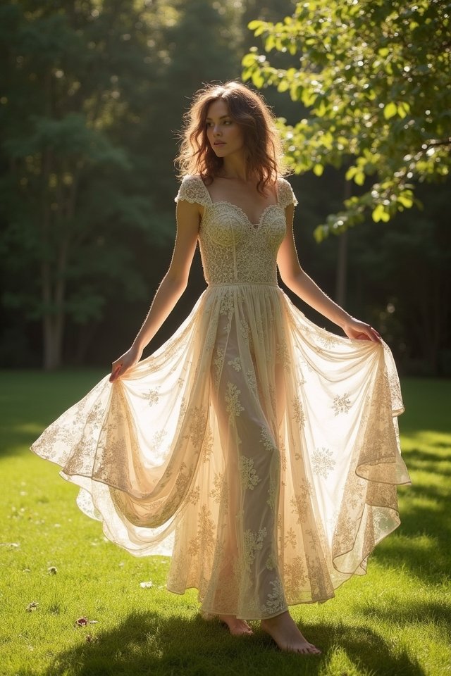 bohemian 1970s wedding dresses