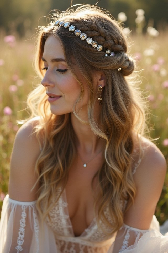 bohemian braids and accessories