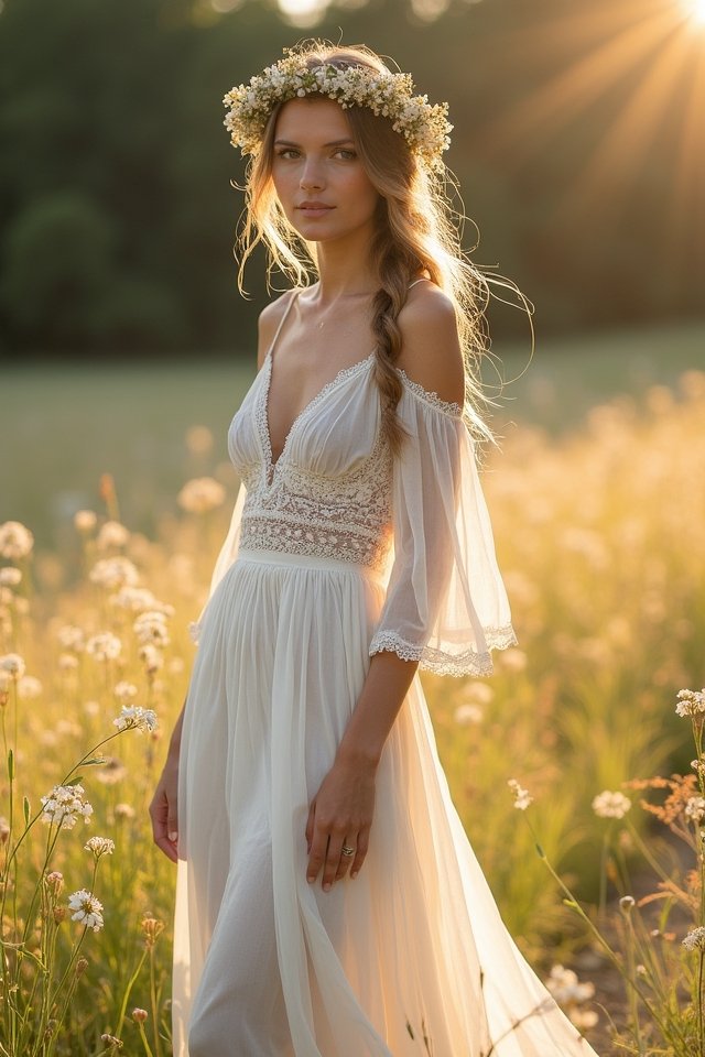bohemian chic maxi dress