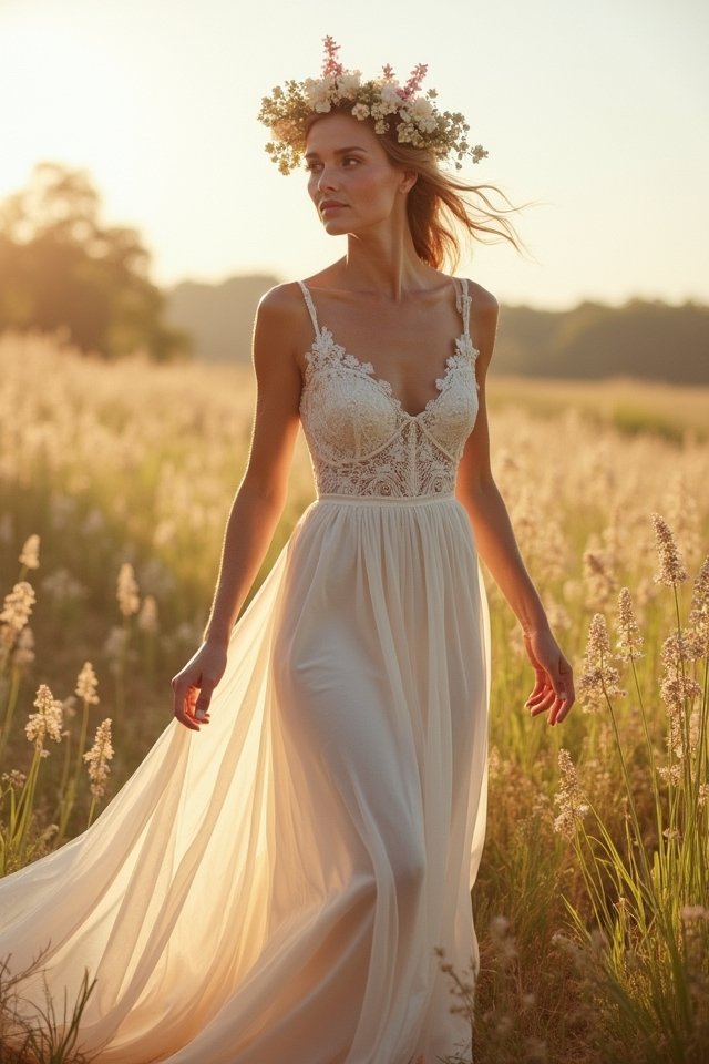 bohemian elegant wedding style