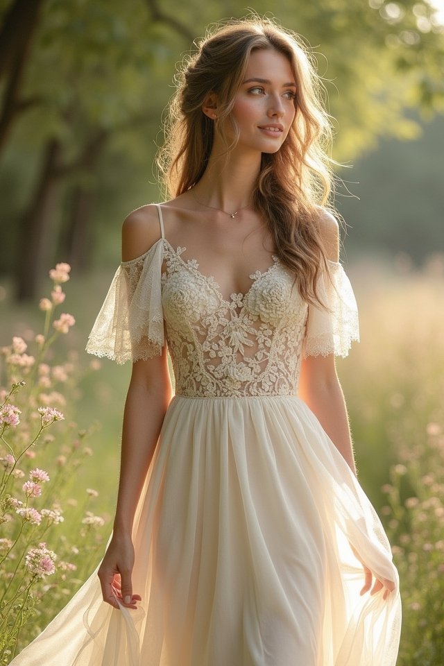 bohemian floral elegance dress