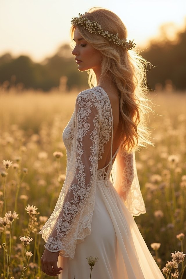 bohemian full sleeve elegance