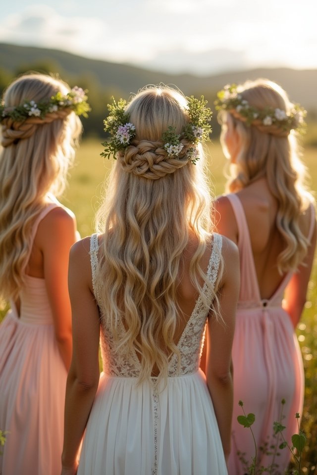 bohemian goddess hairstyle vibes