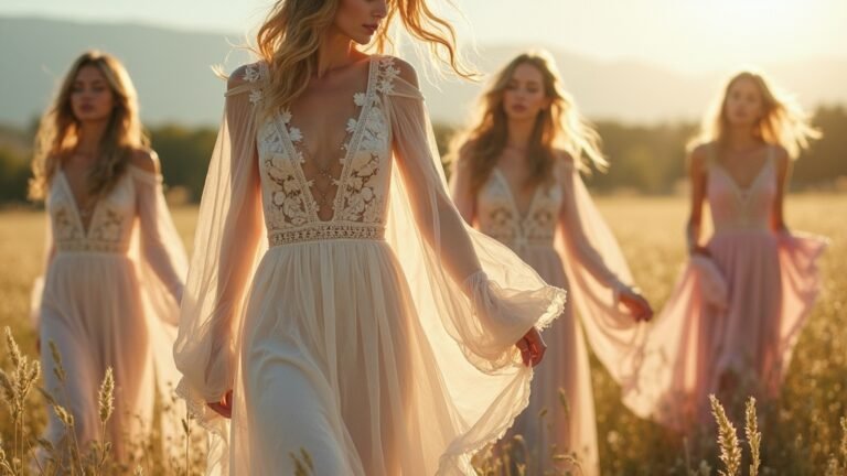 bohemian inspired ethereal dresses