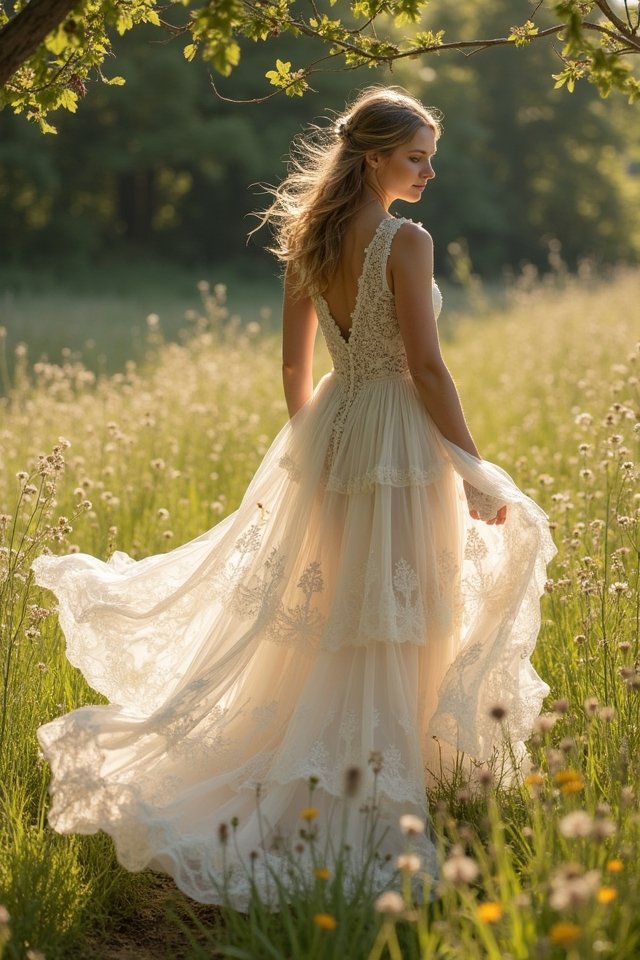 bohemian lace and accessories