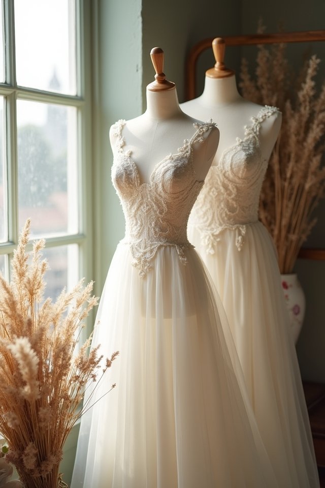 bohemian lace tulle elegance