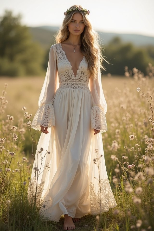 bohemian maxi dress elegance