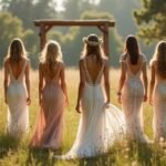 bohemian style western wedding dresses