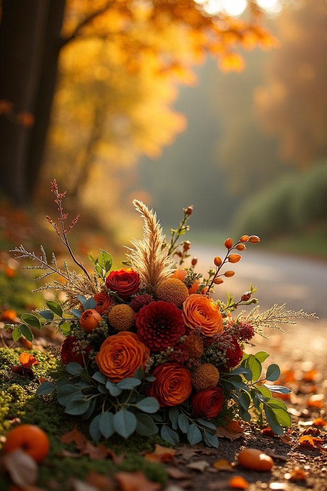 bohemian terracotta floral elegance