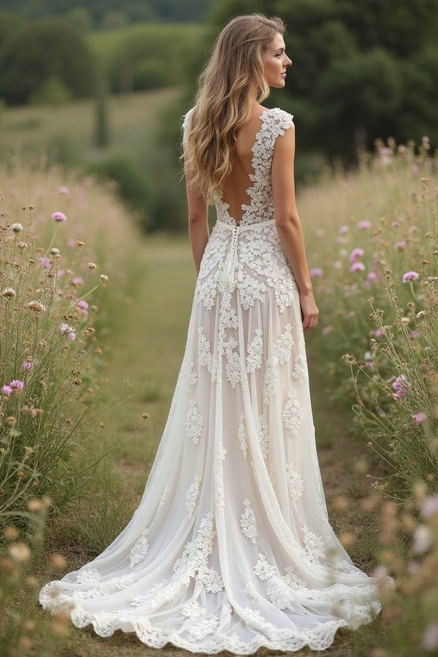 bohemian vintage lace elegance