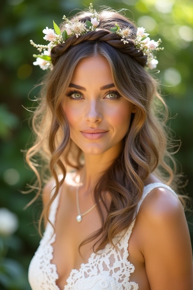 bohemian waves with accessories