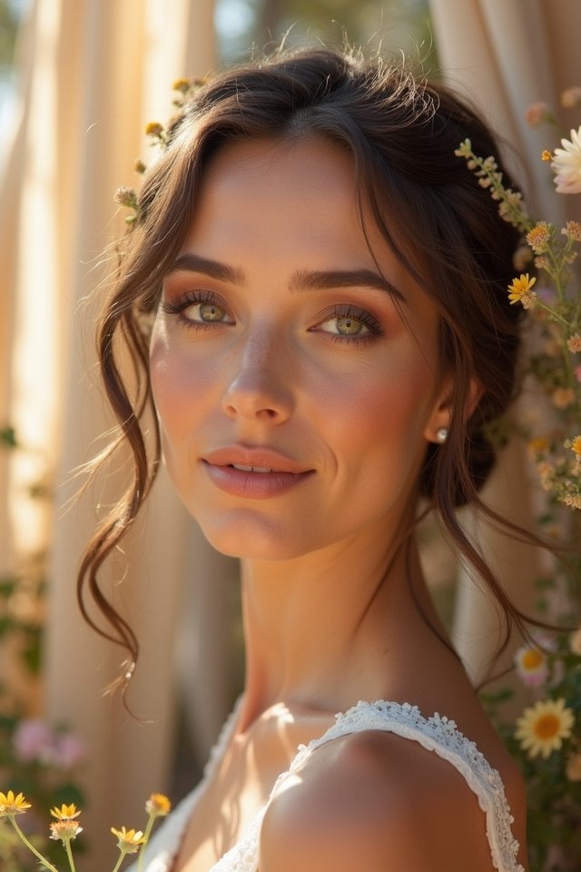 bohemian wedding beauty inspiration