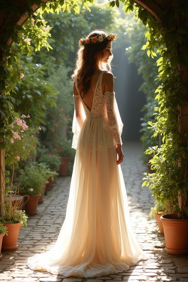 bohemian wedding day elegance