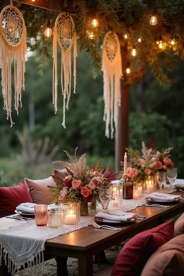 bohemian wedding decor magic