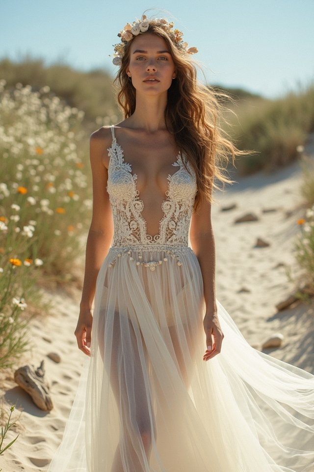 bohemian wedding dress inspiration